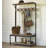 Hall Tree Coat Rack with Shoe Storage