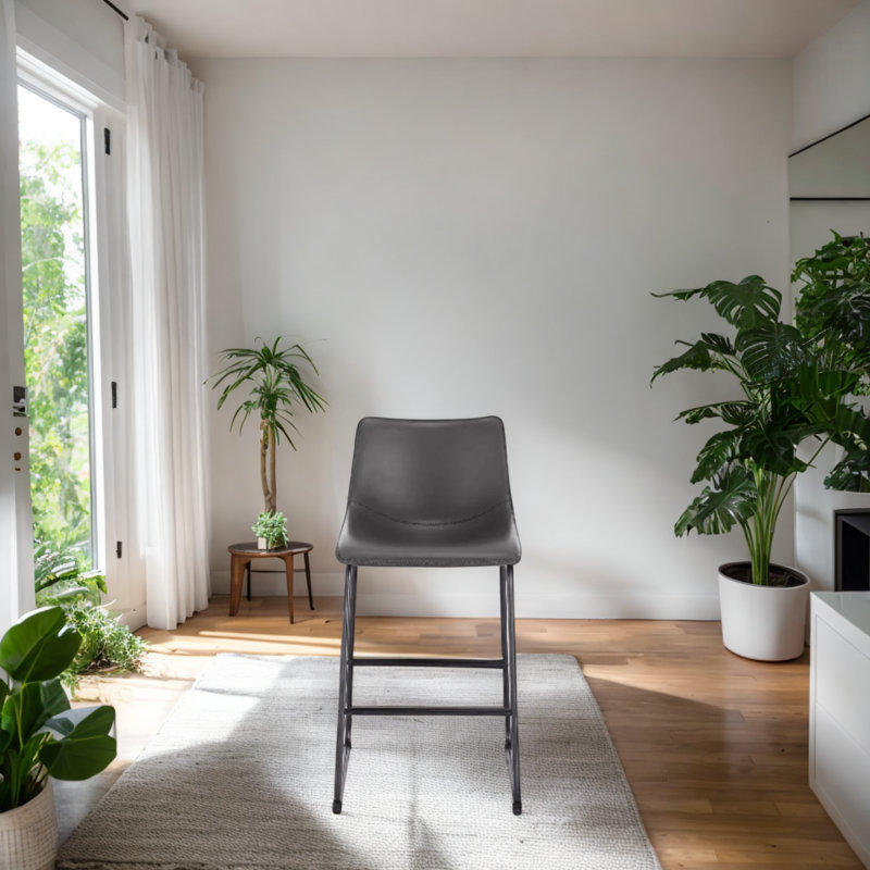 Tabouret de comptoir Marteny Dondan, Tabouret de comptoir (siège d'une hauteur de 26 p, Gris