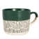 Nicola Spring - Dipped Dash Stoneware Coffee Mugs - 450ml