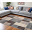 Tapis patchwork gris et brun Qulanra 8 pi x 10 pi-481702596