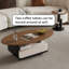 Ensemble de table basse mobile avec rangement et roulettes-977944656-977944657-977944663