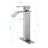 Stainless Steel Waterfall Spout Bathroom Faucet, Single Handle, Construction, Brushed Nickel Handle Sink Steel, Chic Design,-128812814