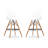 Modholic Eiffel Counter Stool, Clear (Set Of 4)-71243306