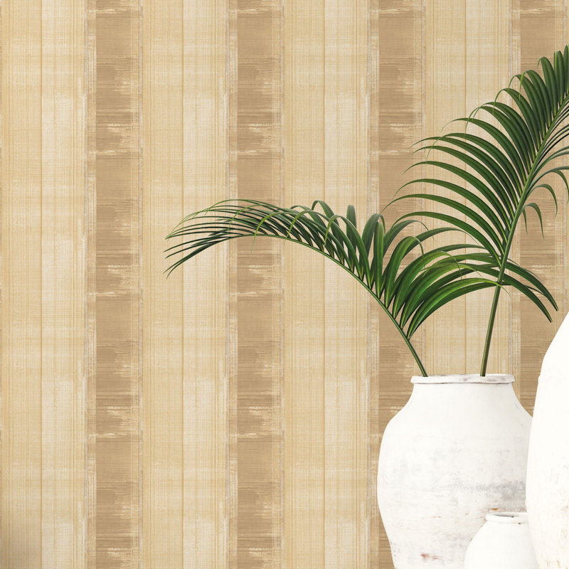 Delju 1000cm x 53cm Textured Non-Pasted Roll, Ochre