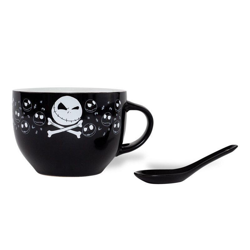 Tasse à soupe en céramique avec cuillère Disney The Nightmare Before Christmas