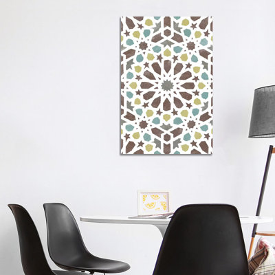 Zellige Board II 1 Piece Wrapped Canvas Wall Art