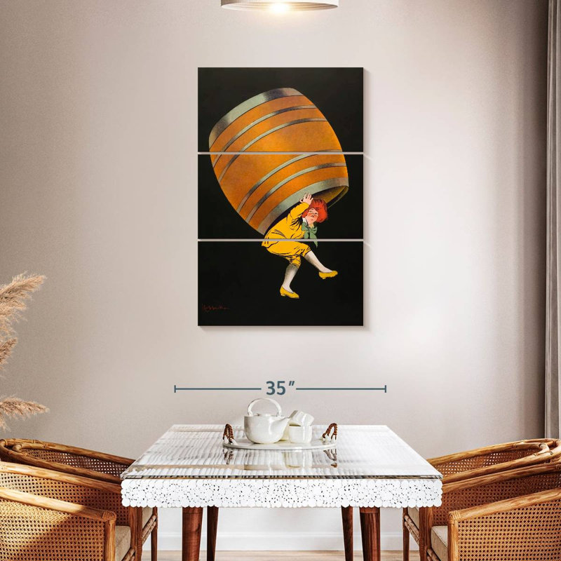 Yarlin Cognac Pellisson 1907, 45" H x 28" W
