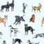Dog Days - Pale Blue Wallpaper