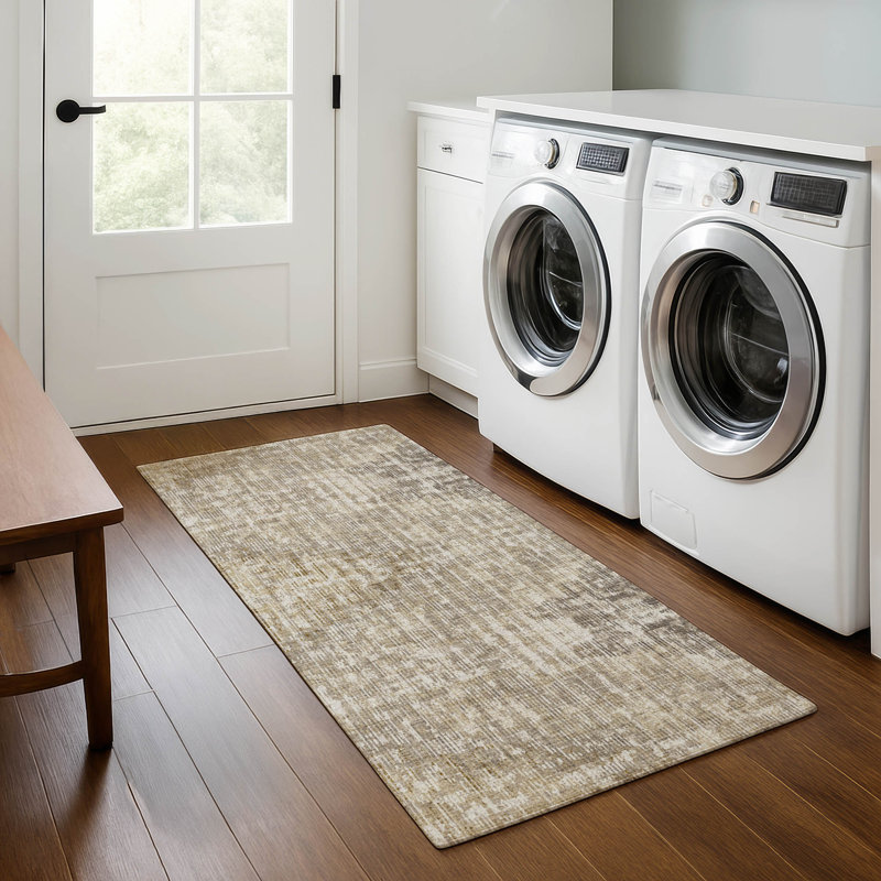 Premium Machine Washable Ansley Geometric Rug, Runner 2'3" x 7'6"