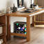 Bureau rectangulaire en bois massif Burlywood-130831228