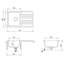 Belfry Kitchen Diego 460mm W Single Bowl Stone Kitchen Sink