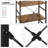 Modern Etagere Standard Metal Frame Bookcase-774771517