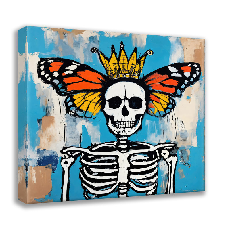 Butterflyman1-Homage-Basquiat  Giclee on Gallery Wrapped Canvas, 24" H x 24" W