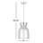 Lindesay 1 - Light Gold Dome Pendant