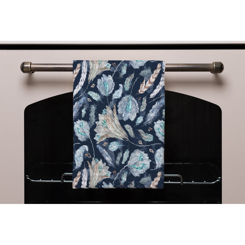 Cotton Floral Tea Towel Kitchen Towel