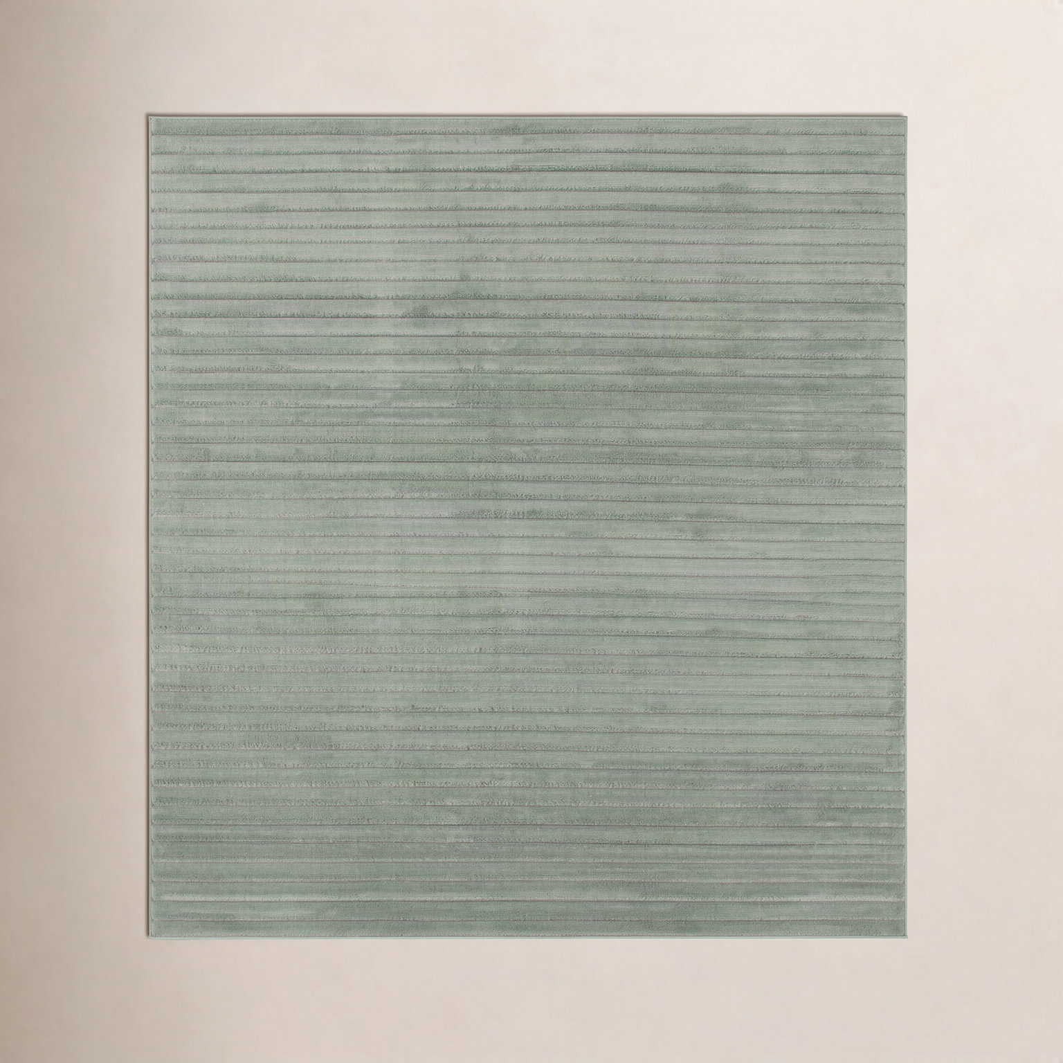 Mauna Striped Performance Rug, Square 5'3"