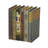 6 Piece Wood Book Box Set