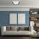 Quadro Plastic LED Flush Mount