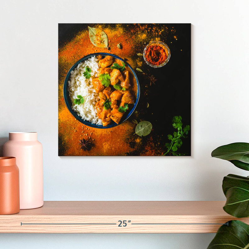 Yarlin Indian Butter Chicken, 16" H x 16" W