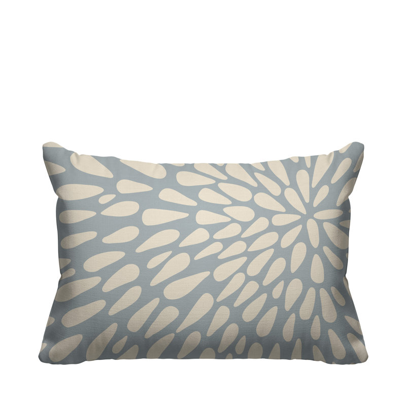 Housse de coussin d'extérieur et insert, gris