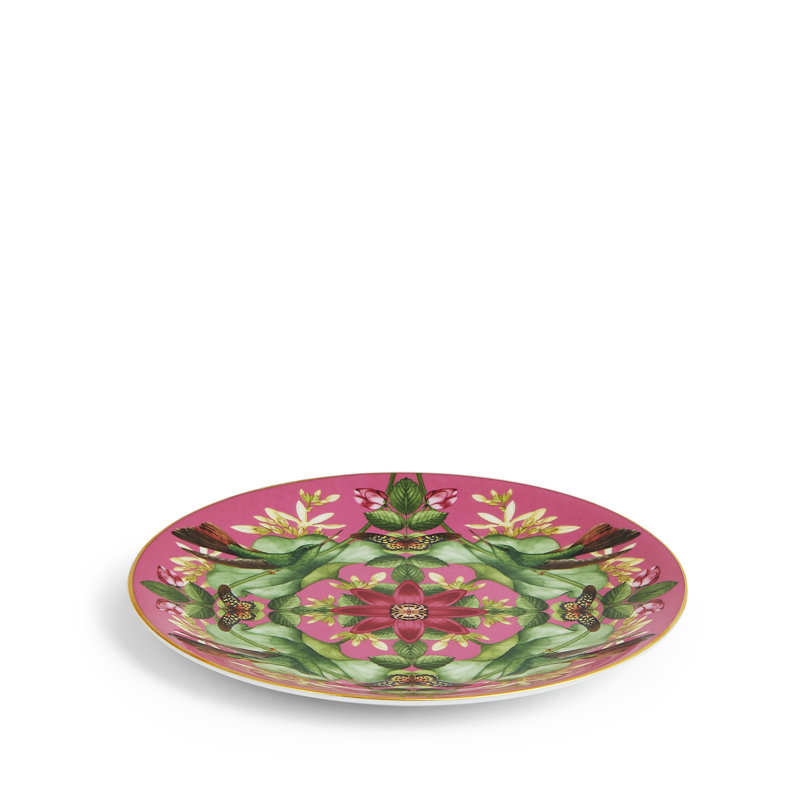Wonderlust Pink Lotus 8.1in Couped Plate