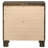Rustic Golden Brown 2-Drawer Nightstand