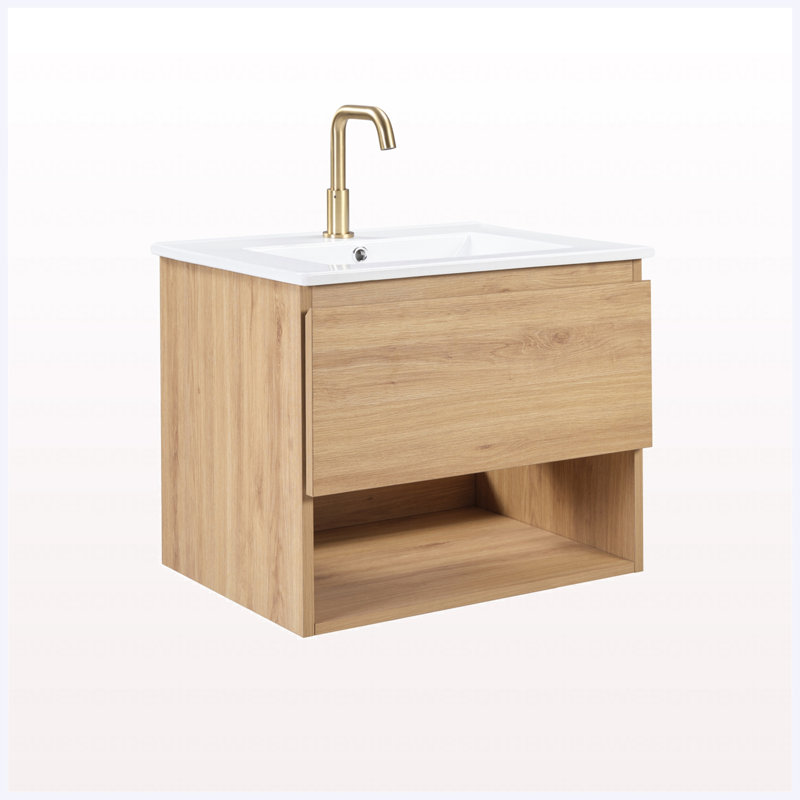 Meuble-lavabo de 24 po seulement, sans lavabo inclus, pour le remodelage de la salle d'eau