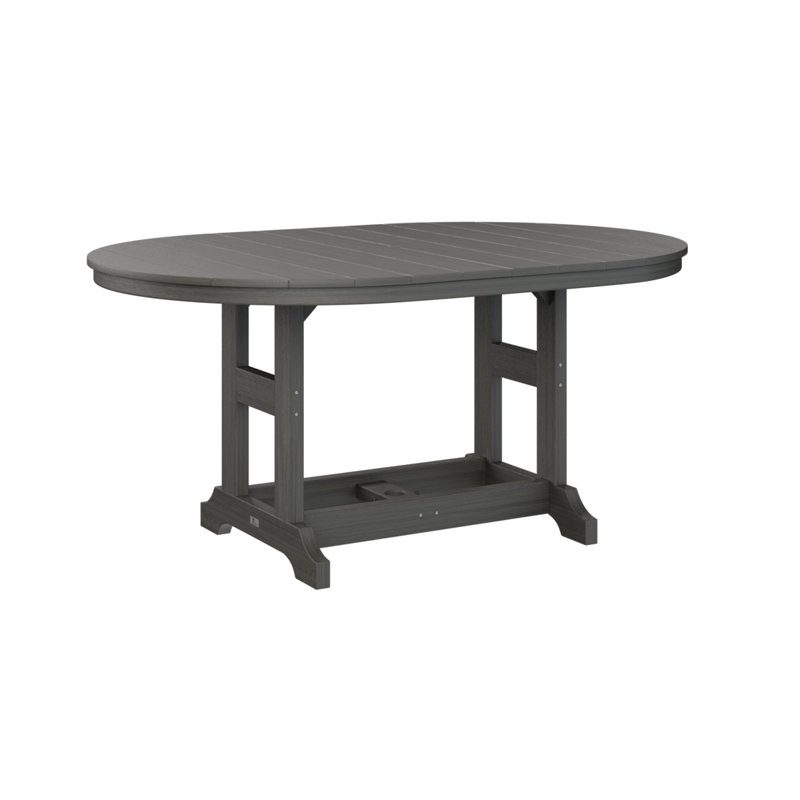 Table de salle à manger Berlin Classic, Gris côtier, H 30,87 po x l 64 po x P 44 po