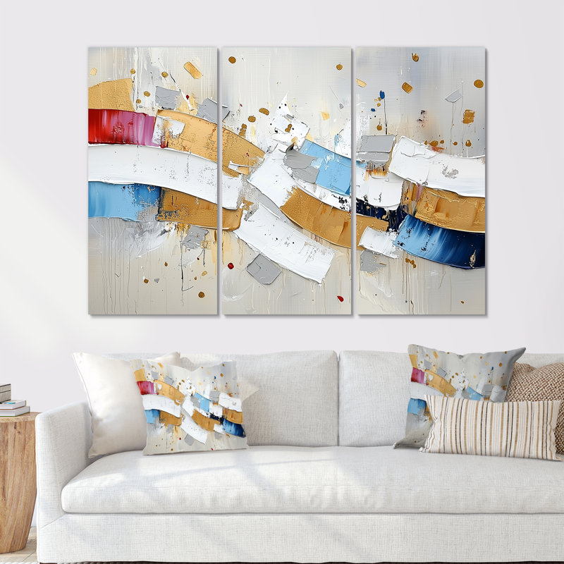 «Biomorphism Labyrinth Of Eternity - Abstract Cubism», ensemble de reproduction d'art mural, 32" H x 48" W, Does Not Apply
