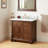 Claudia 36" Mahogany Single Basin Vanity Set with Cabinet, Vanity Top, and Oval Undermount Sink-101645193-101645192-101293839