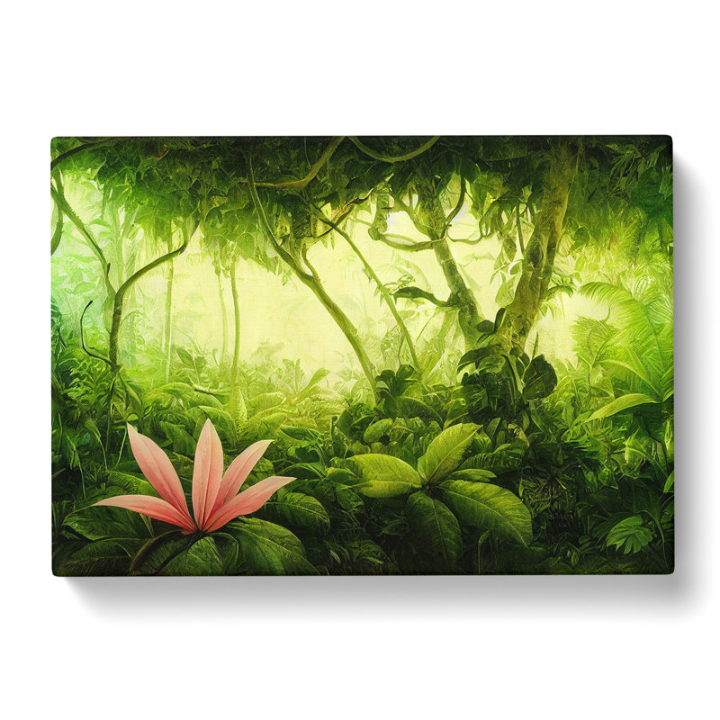 Jungle Plants - Wrapped Canvas, 35cm H x 50cm W x 3cm D