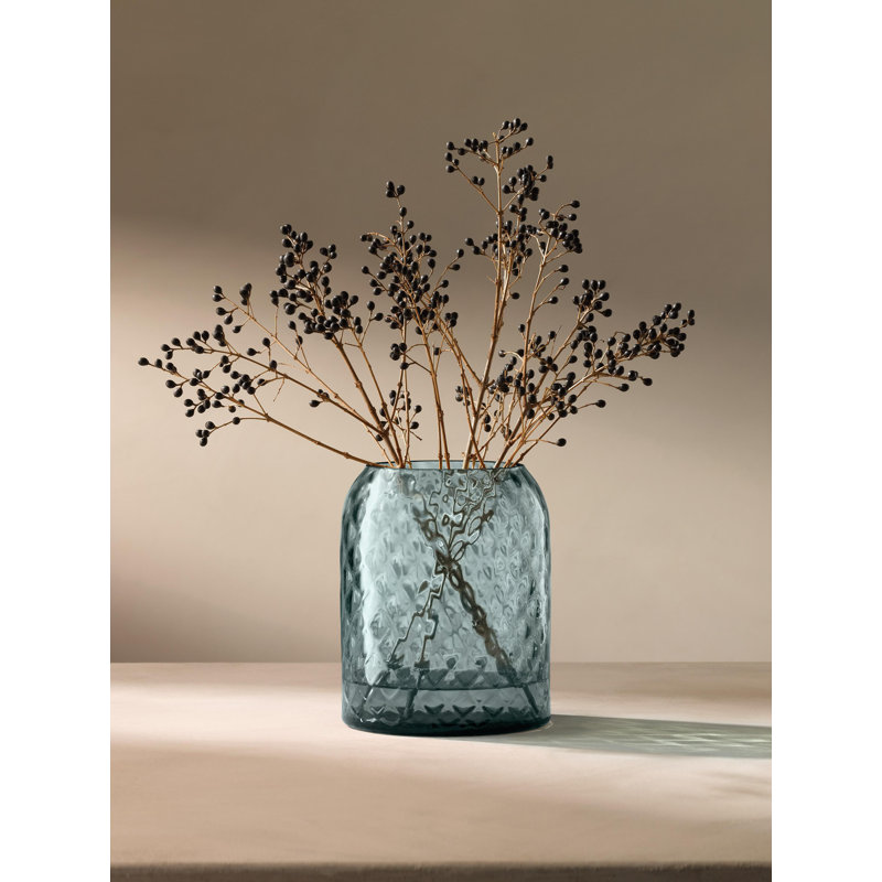 Dapple Hurricane Candle Holder, Water Blue