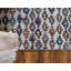 Tapis beige / bleu marine / gris Southwestern-577262342
