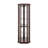 Corner Lighted Curio Cabinet Corner Glass Cabinet Lighted Curio Cabinet Corner Display Case For Living Room, Curio Cabinet, Antique Collection, Wine,Bar Glass Storage Light Included-908699506