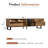 Wood Modern TV Stand For Tvs Up To 80"-303855719