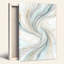 Toile abstraite sarcelle et or-244061818