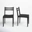 Cord Solid Wood Ladder Back Side Chair-79226733