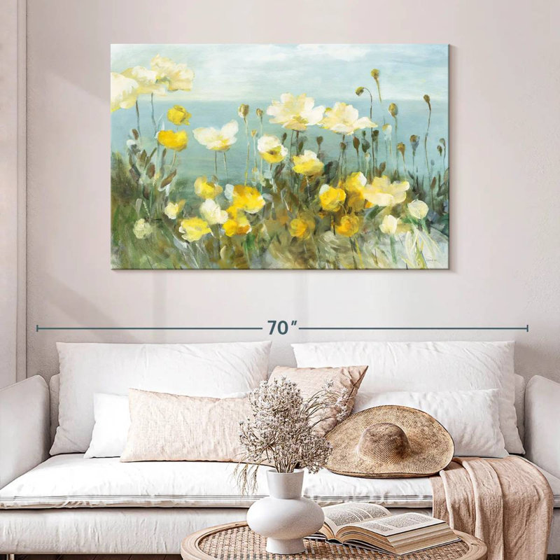 Champ de coquelicots Harnek, H 32 po x l 48 po