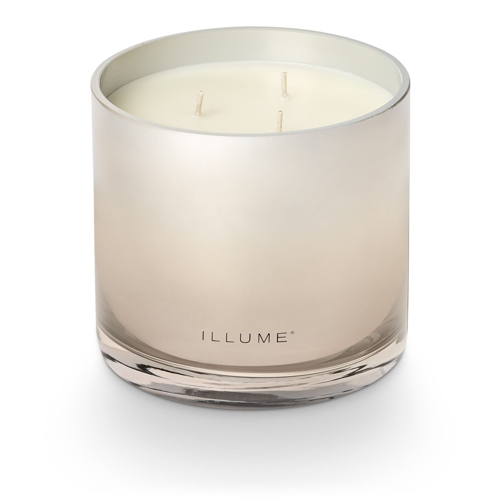 Noble Holiday Winter White Candle, Statement Glass