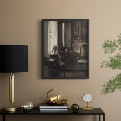 Vintage Animal Print XL Framed Print - Solid Wood