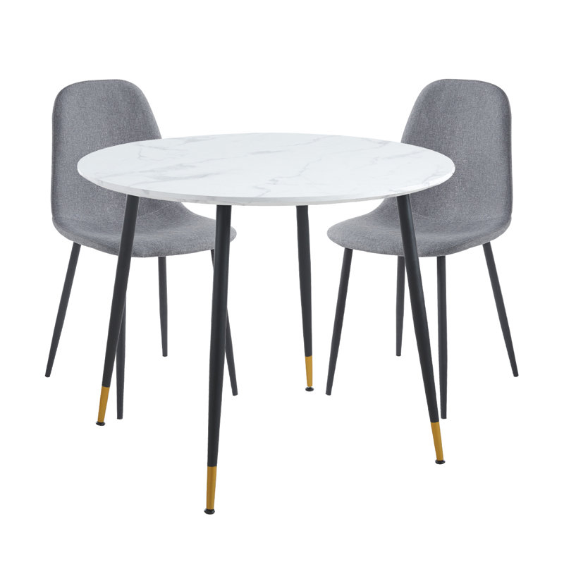 Antigua 2 -Person Dining Set, White