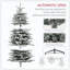 Arbre de Noël artificiel enneigé