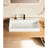 36" X 18" Solid Surface Wall Mounted Rectangle Matte White Bathroom Vessel Sink With Faucet Hole. Spacious For Modern Bath Themes. Stone Resin Attribute. Easy Installation Assurance Bathrooms.