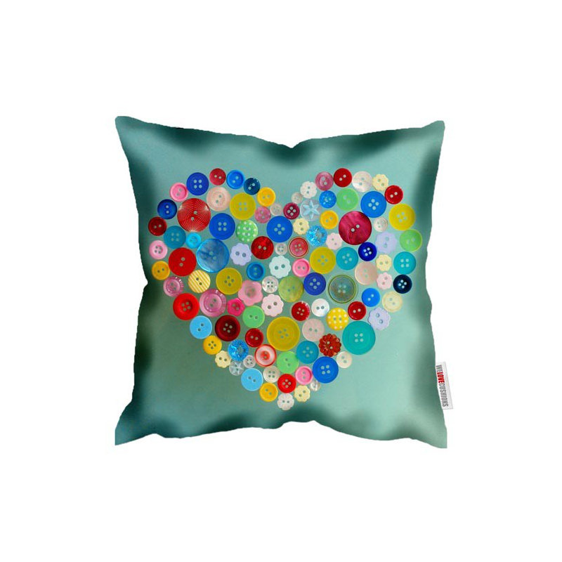 Button Heart 10 - Ella Lancaster Cushion