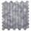 12" x 11.3" Marble Honeycomb Mosaic Wall & Floor Tile