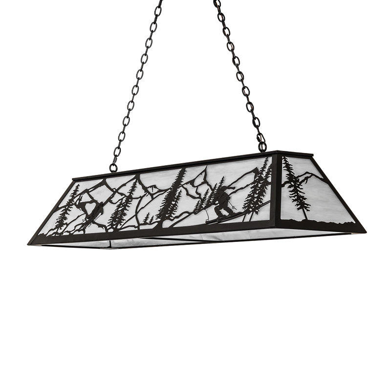 60" Long Alpine Oblong Pendant
