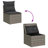  Garden Sofa Set Grey
