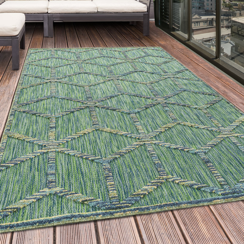 Castro Geometric Indoor / Outdoor Area Rug, Rectangle 200 x 290cm