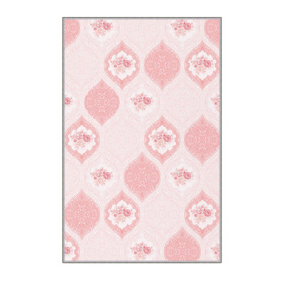 Antibacterial Woven Carpet (3D Digital Print) 4.0 x 5.9 Feet, 100% Polyester, Pile Height: 0.3 Inches | PVC Felt Dot Non-Slip Underside, Machine Washable, Perfect for Living Room & Bedroom Decor