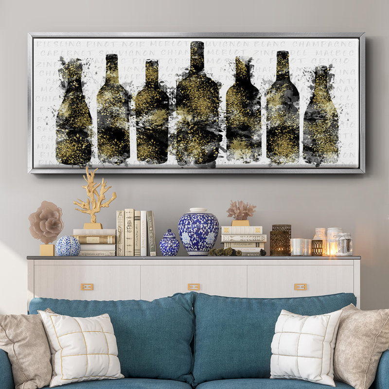 Wine Selection- Framed Canvas